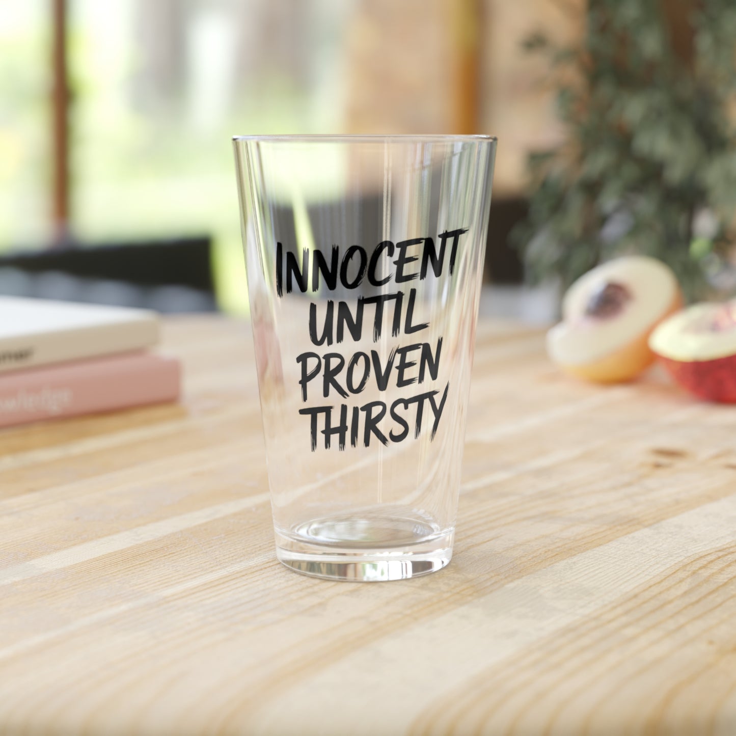 Innocent Until Proven Guilty | Funny Lawyer Beer Glass