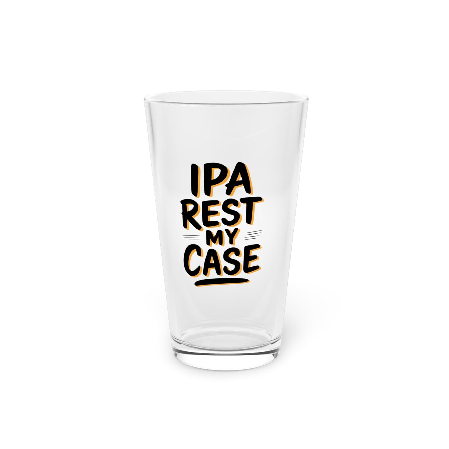 IPA Rest My Case | Funny Lawyer Beer Glass