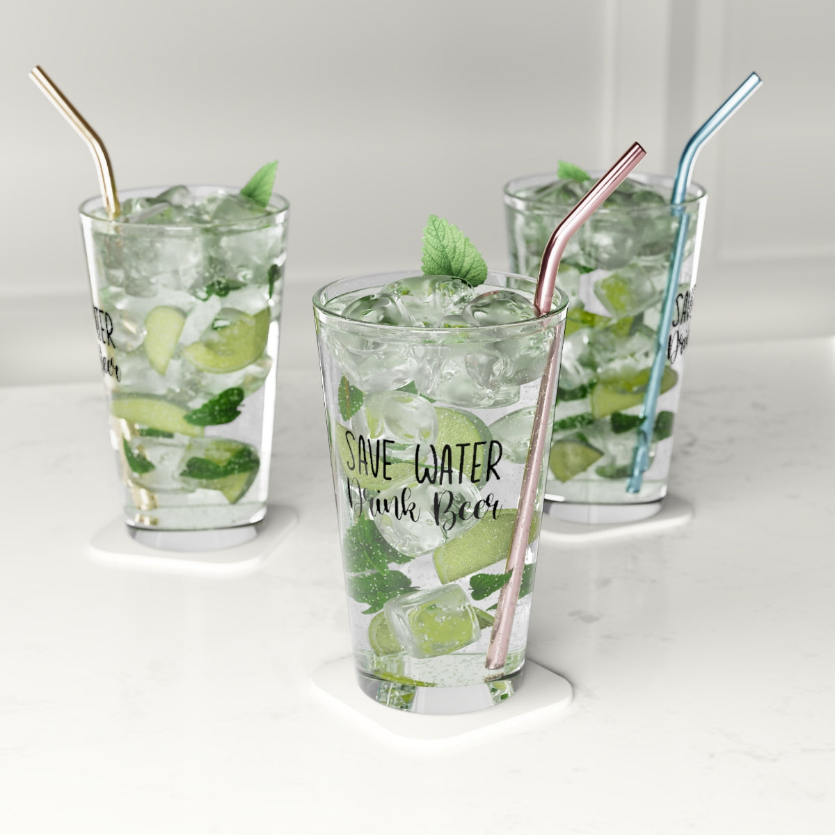 Save Water, Drink Beer | Funny Beer Glass
