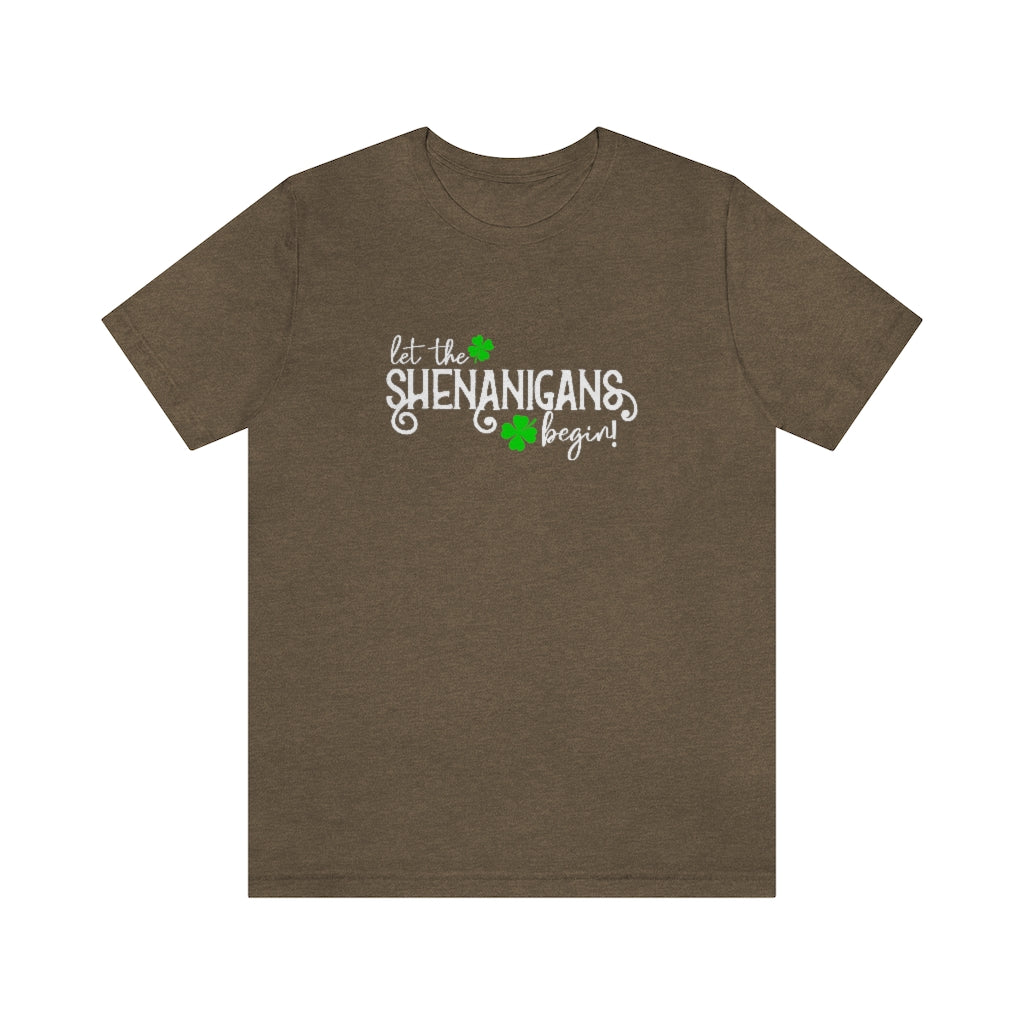 Let the Shenanigans Begin | St Patricks Shirts | Funny St Patrics Shirts