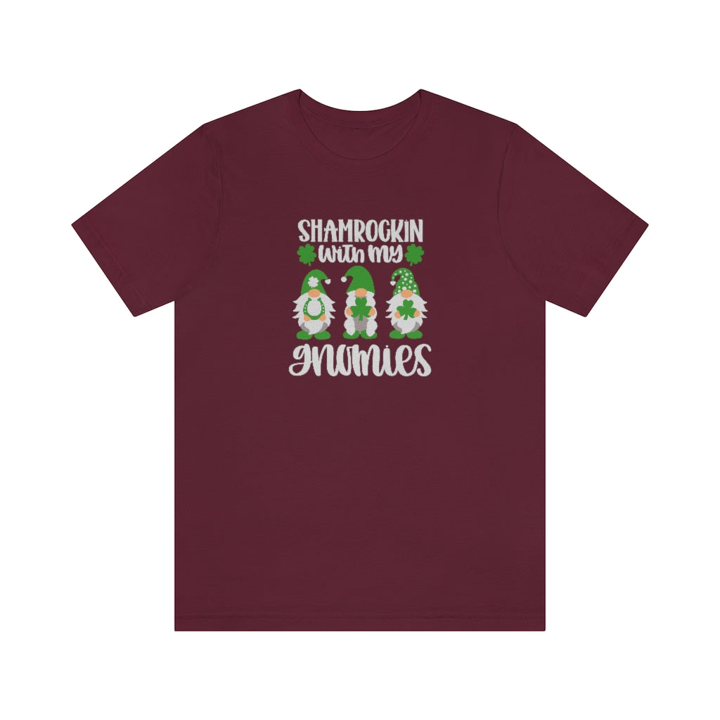 Shamrocking With My Gnomnies | St Patricks Shirt | Funny St Patricks Shirts