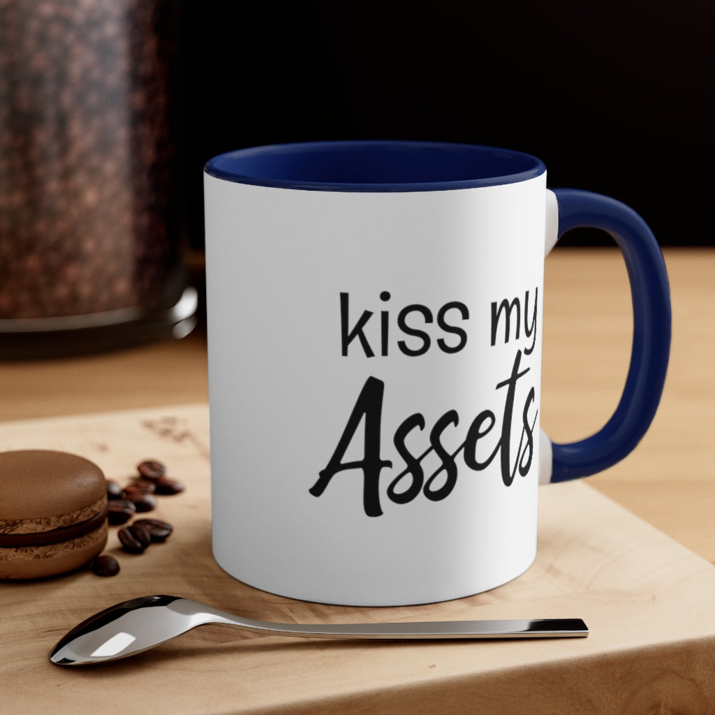 Kiss My Assets | Excuse My Accrued Humor | Funny Coffee Mug | Gifts for accountant | Accountant Coffee Mug