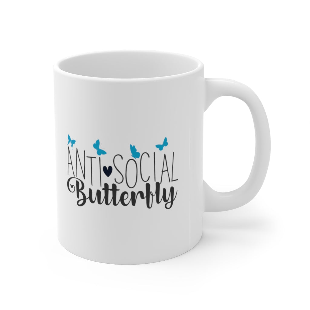 Antisocial Butterfly | Sarcastic Coffee Mug