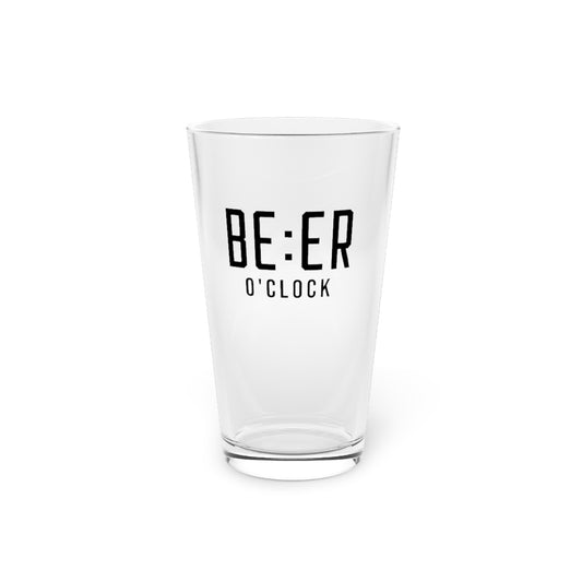 Beer O' Clock | Funny Beer Glass