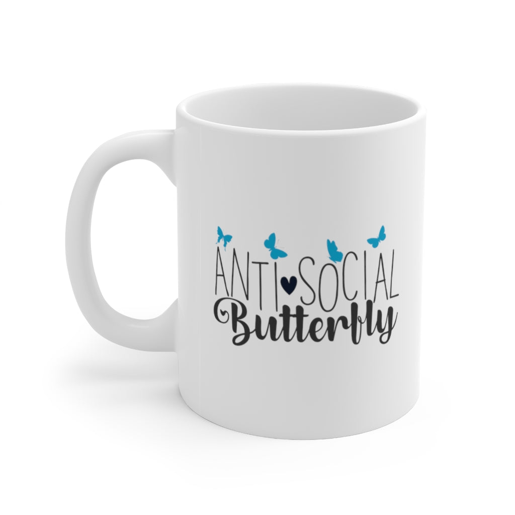 Antisocial Butterfly | Sarcastic Coffee Mug