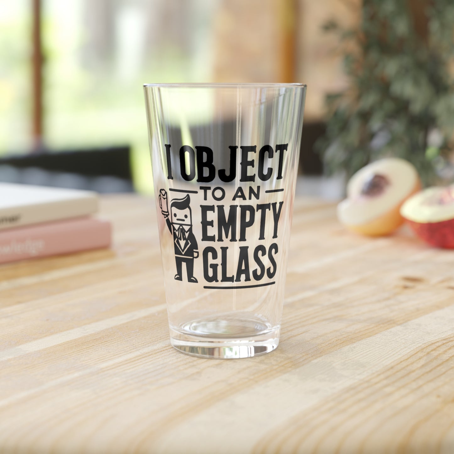 I Object to an Empty Glass | Funny Lawyer Beer Glass