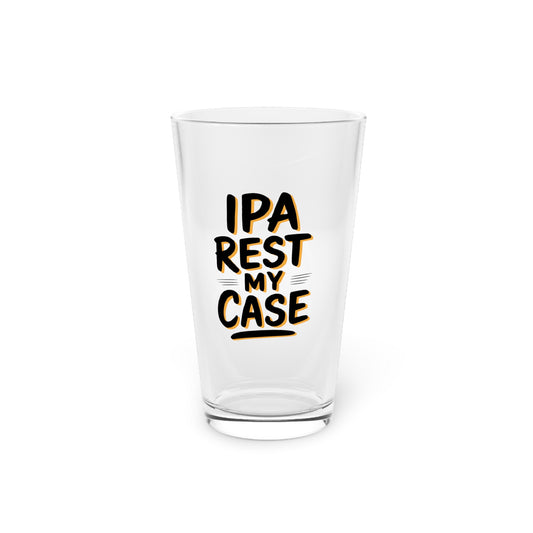 IPA Rest My Case | Funny Lawyer Beer Glass