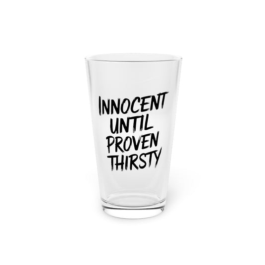 Innocent Until Proven Guilty | Funny Lawyer Beer Glass