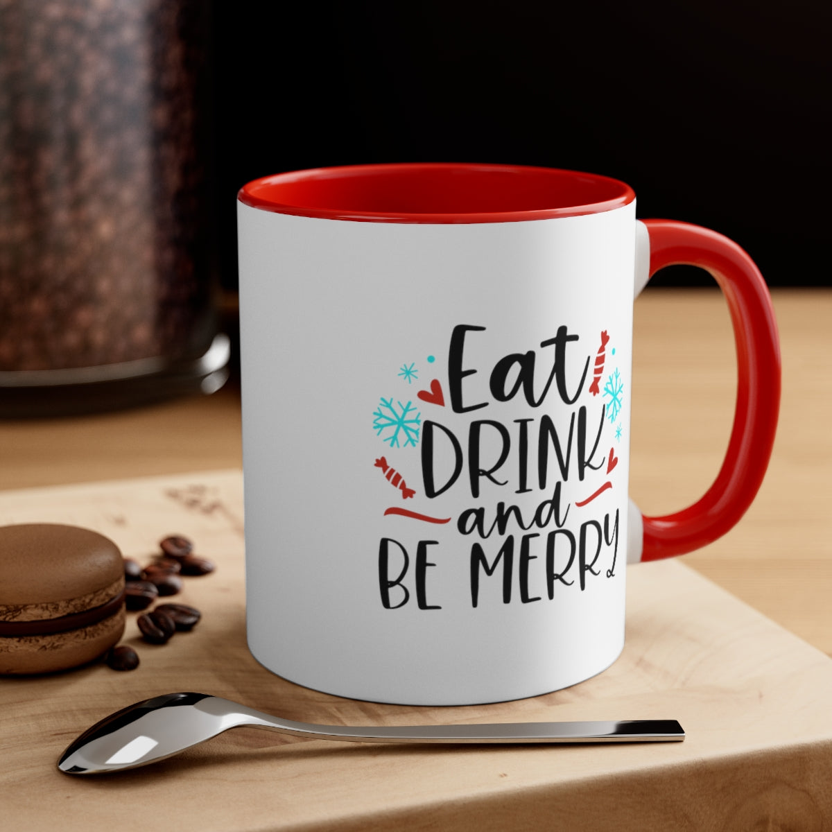 Eat Drink and be Merry | Christmas Coffee Mug