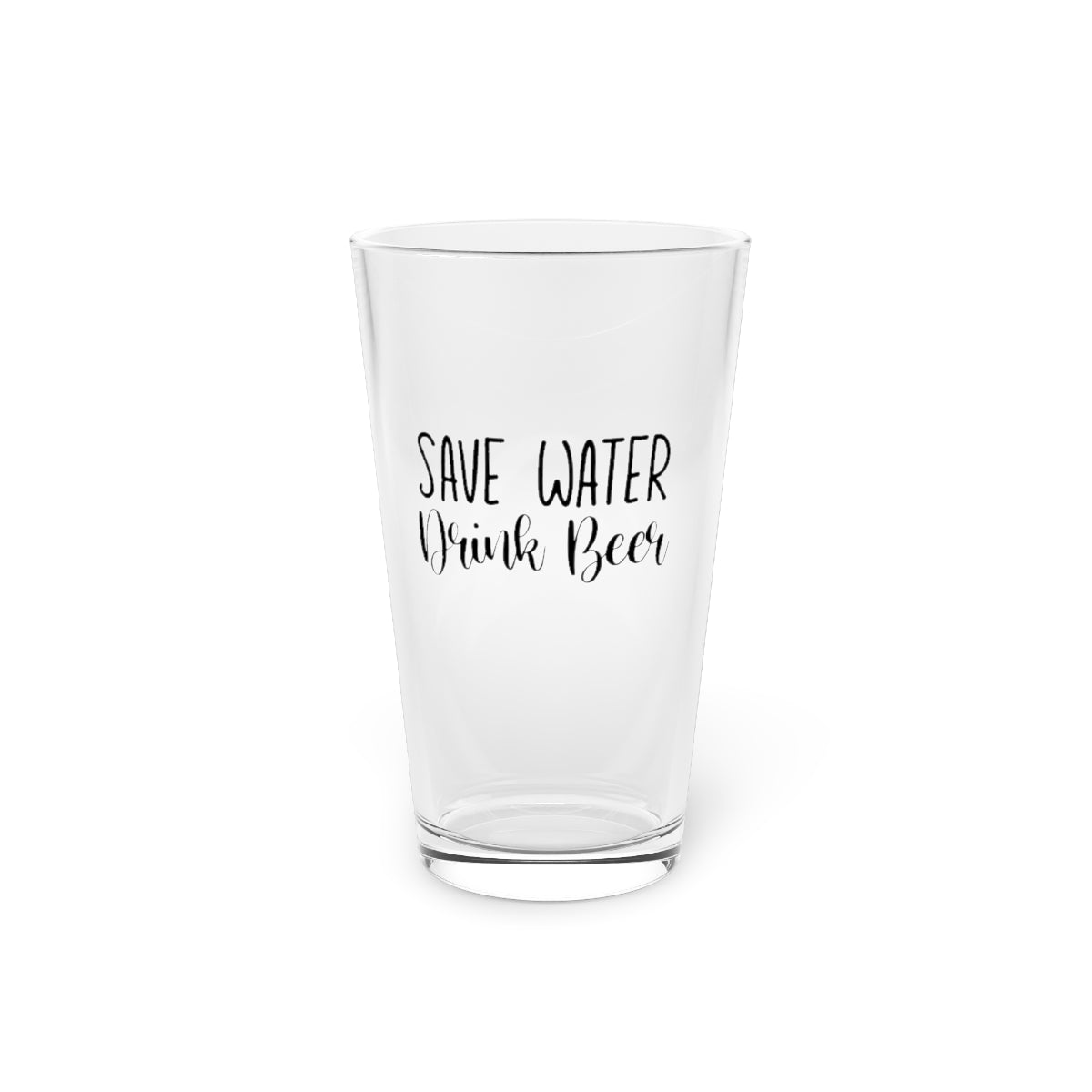 Save Water, Drink Beer Funny Beer Glass