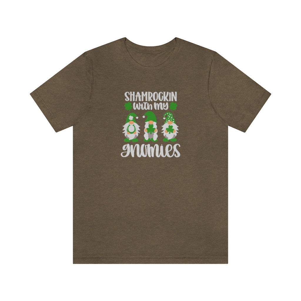 Shamrocking With My Gnomnies | St Patricks Shirt | Funny St Patricks Shirts