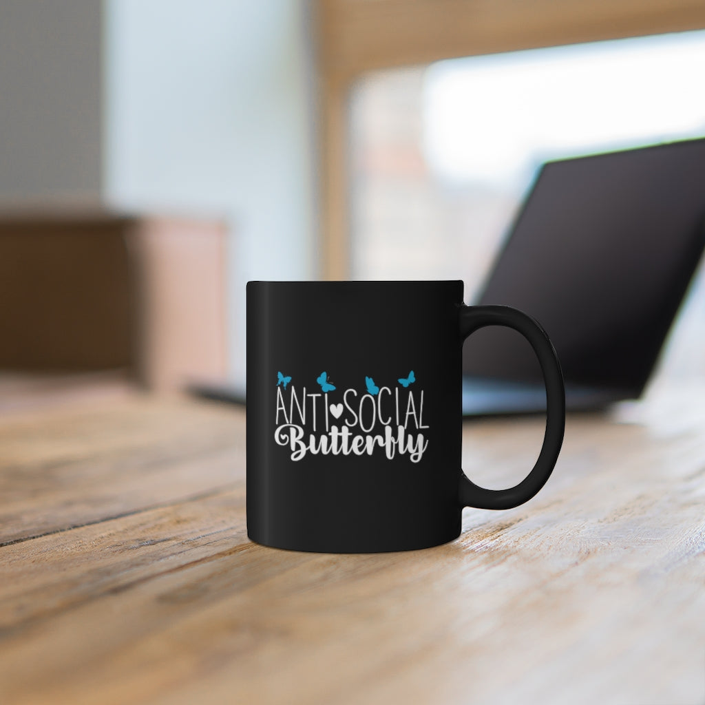 Antisocial Butterfly | Sarcastic Coffee Mug