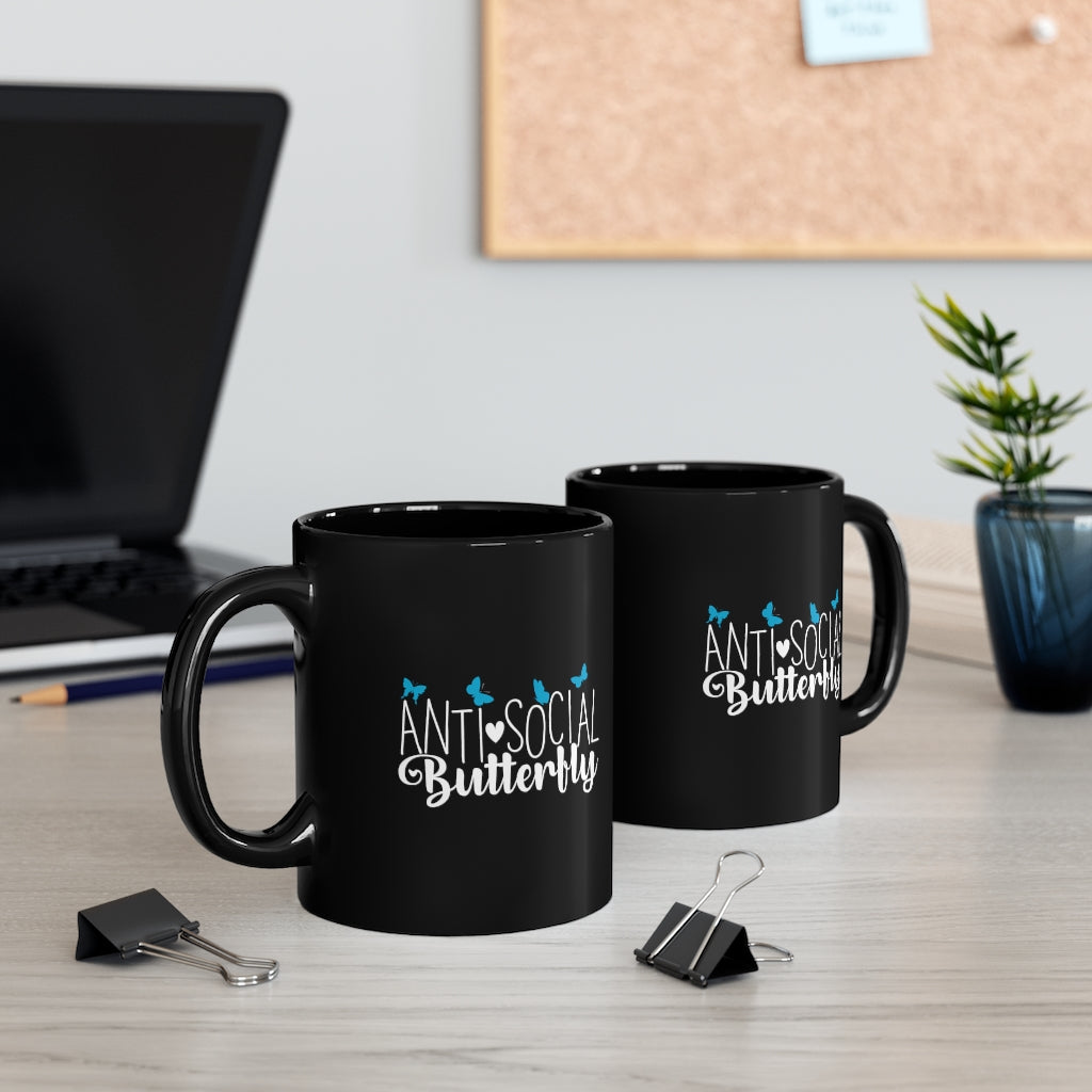 Antisocial Butterfly | Sarcastic Coffee Mug